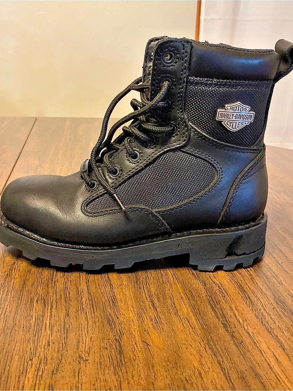 Harley-Davidson Women’s 84094 Black Motorcycle Boots US 6.5 FLAWS